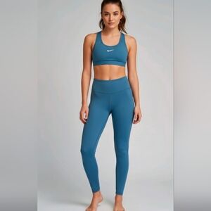 Nike All In Tight Dri-Fit Women's Size Medium High Rise Full Length Teal